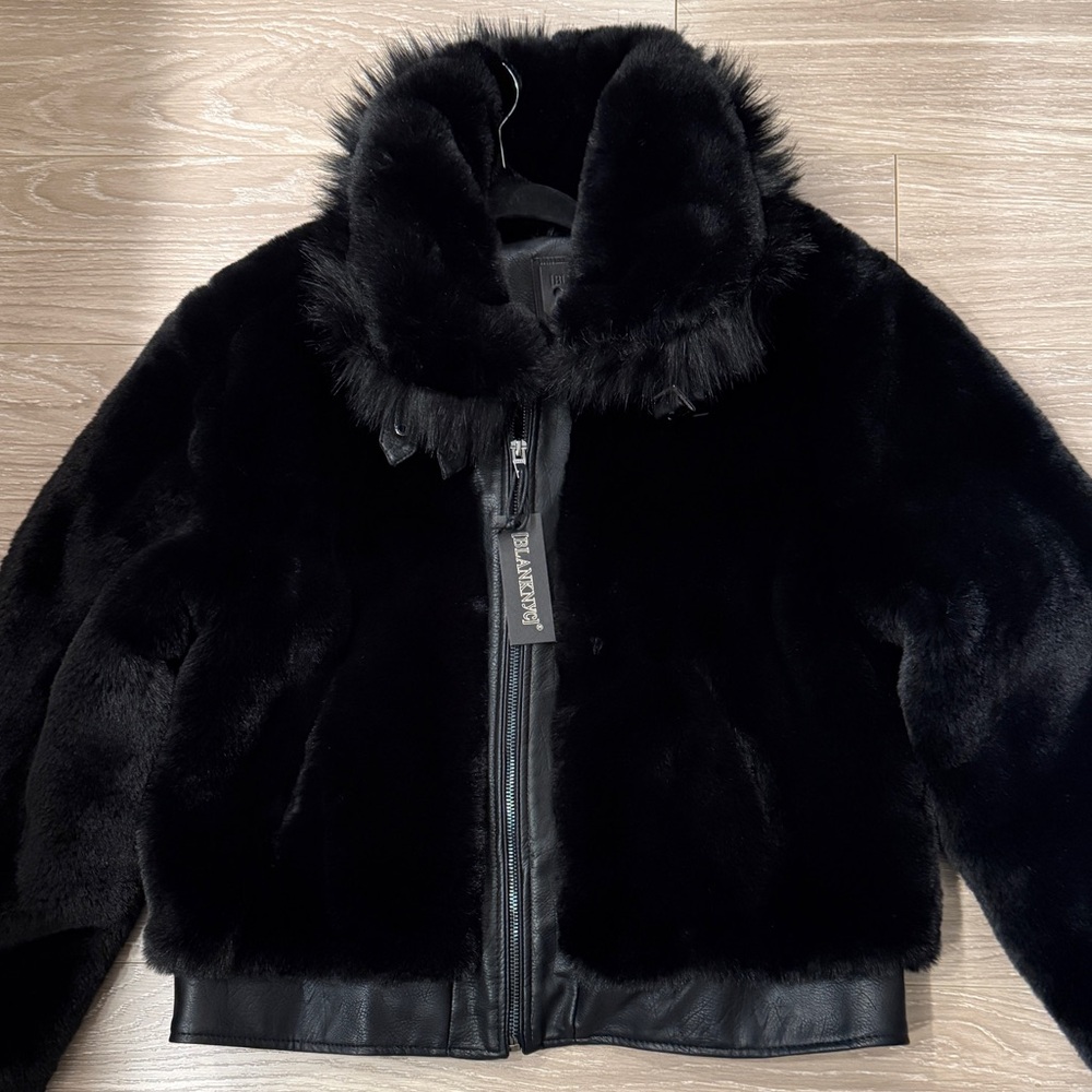 Blank NYC Faux Fur Jacket